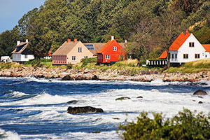 Häuser auf Bornholm